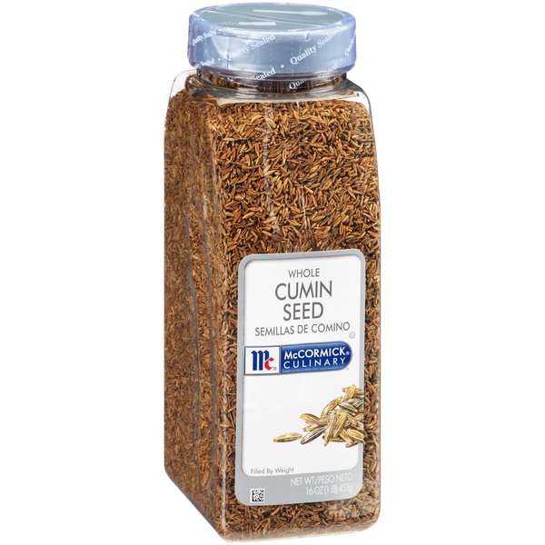 Mccormick McCormick Cumin Seed Whole 1lbs Container, PK6 932318